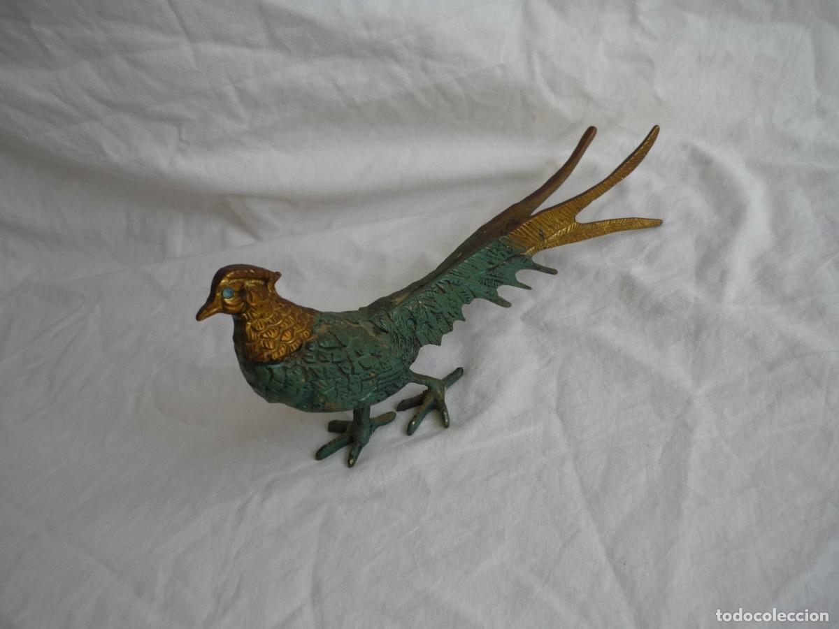 Antig&uuml;edades: Figura de fais&aacute;n de bronce - Foto 2