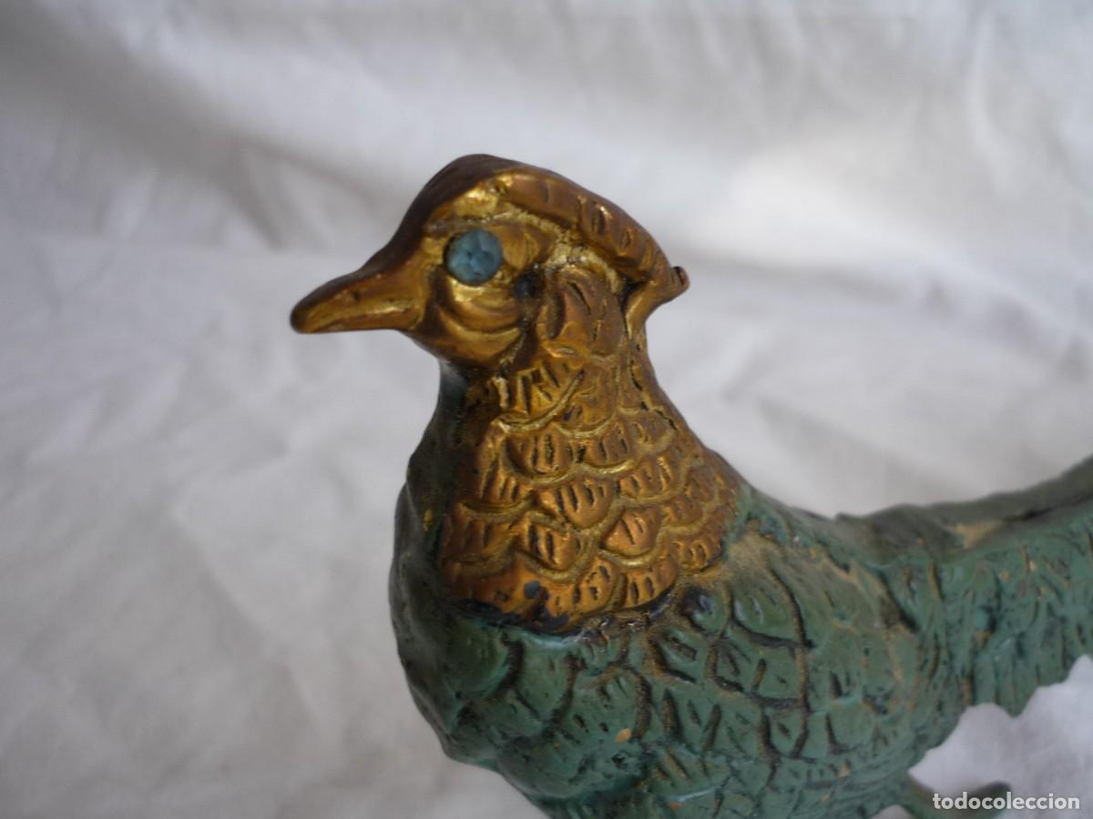 Antig&uuml;edades: Figura de fais&aacute;n de bronce - Foto 8