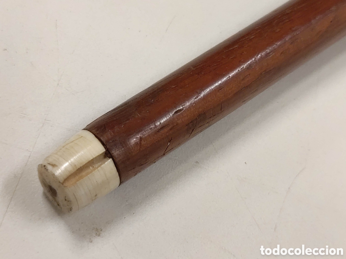 Antig&uuml;edades: Bast&oacute;n tallado en madera - Foto 10