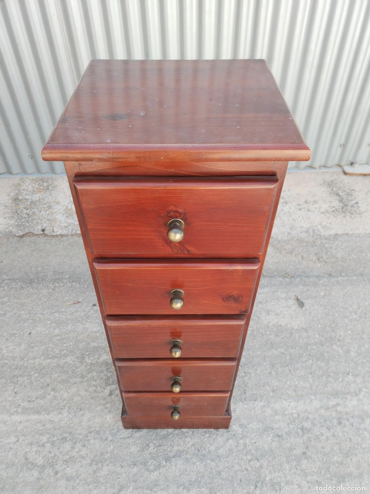 Antig&uuml;edades: mueble auxilar de 5 cajones - Foto 2