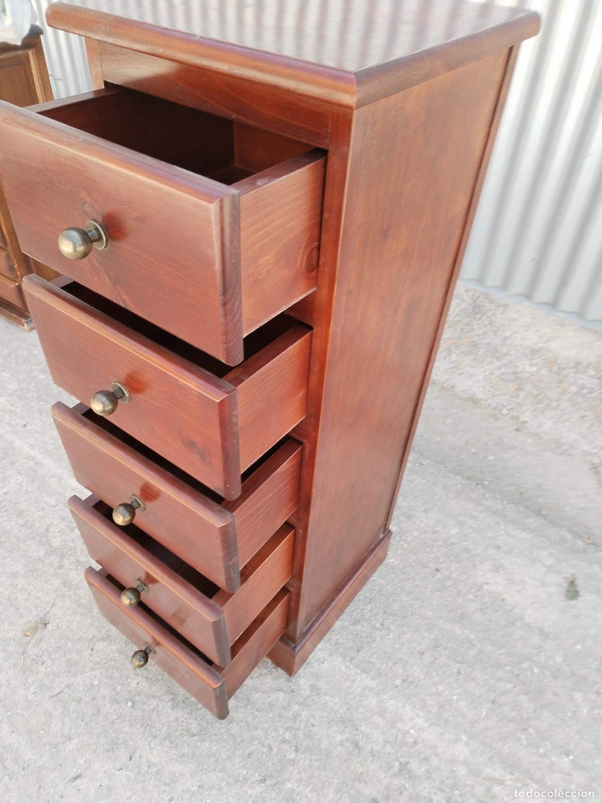 Antig&uuml;edades: mueble auxilar de 5 cajones - Foto 5