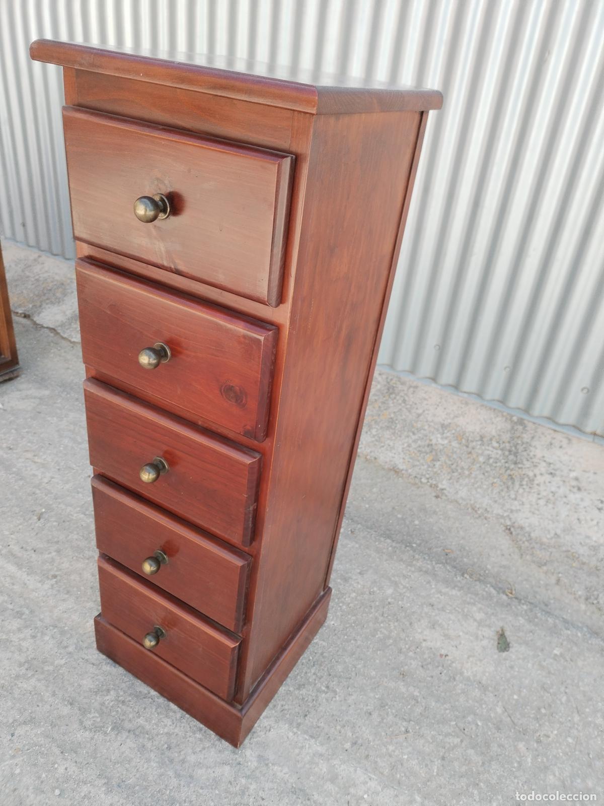 Antig&uuml;edades: mueble auxilar de 5 cajones - Foto 7