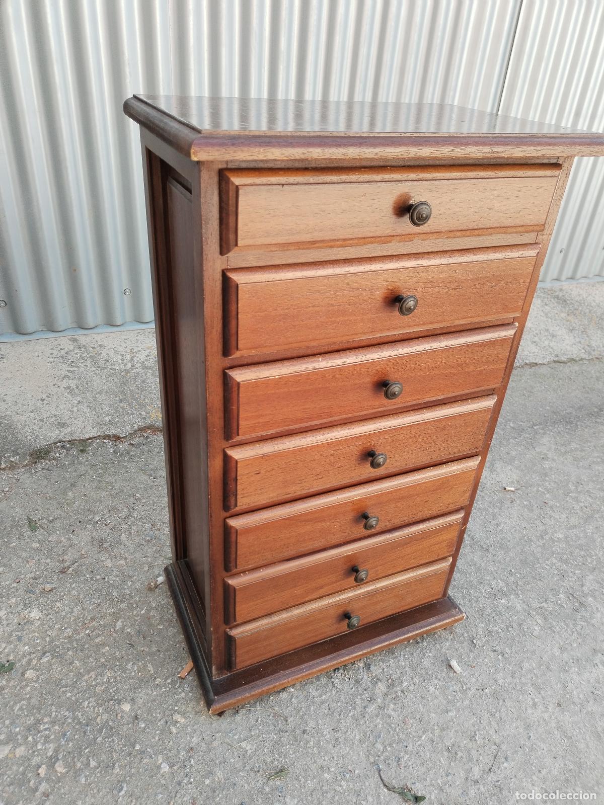 Antig&uuml;edades: comoda mueble auxilar de madera - Foto 2