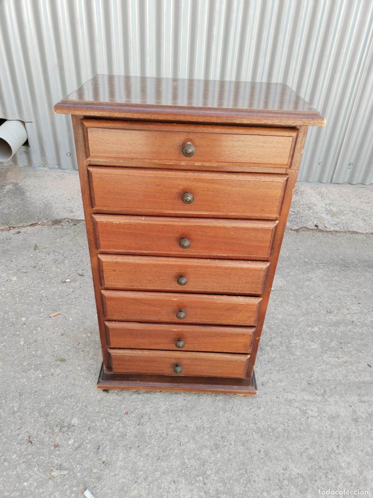 Antig&uuml;edades: comoda mueble auxilar de madera - Foto 10