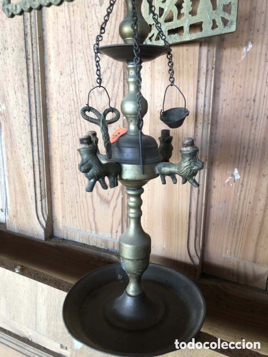 Antig&uuml;edades: Velon de lat&oacute;n - Foto 3