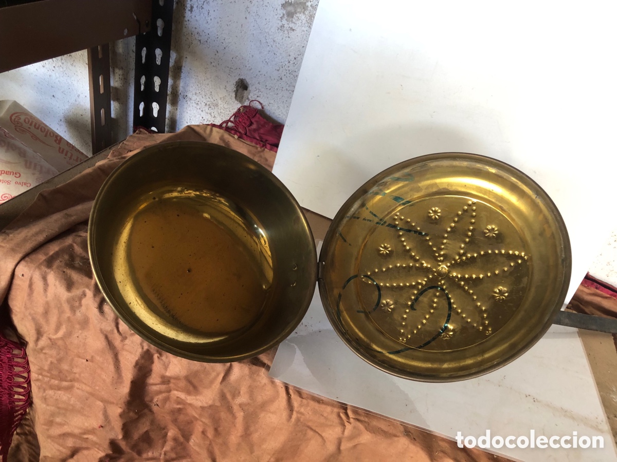 Antig&uuml;edades: calientacamas de laton - Foto 3