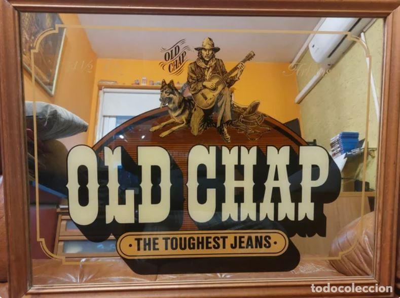 Antig&uuml;edades: CUADRO ESPEJO VAQUEROS OLD CHAP - Foto 1