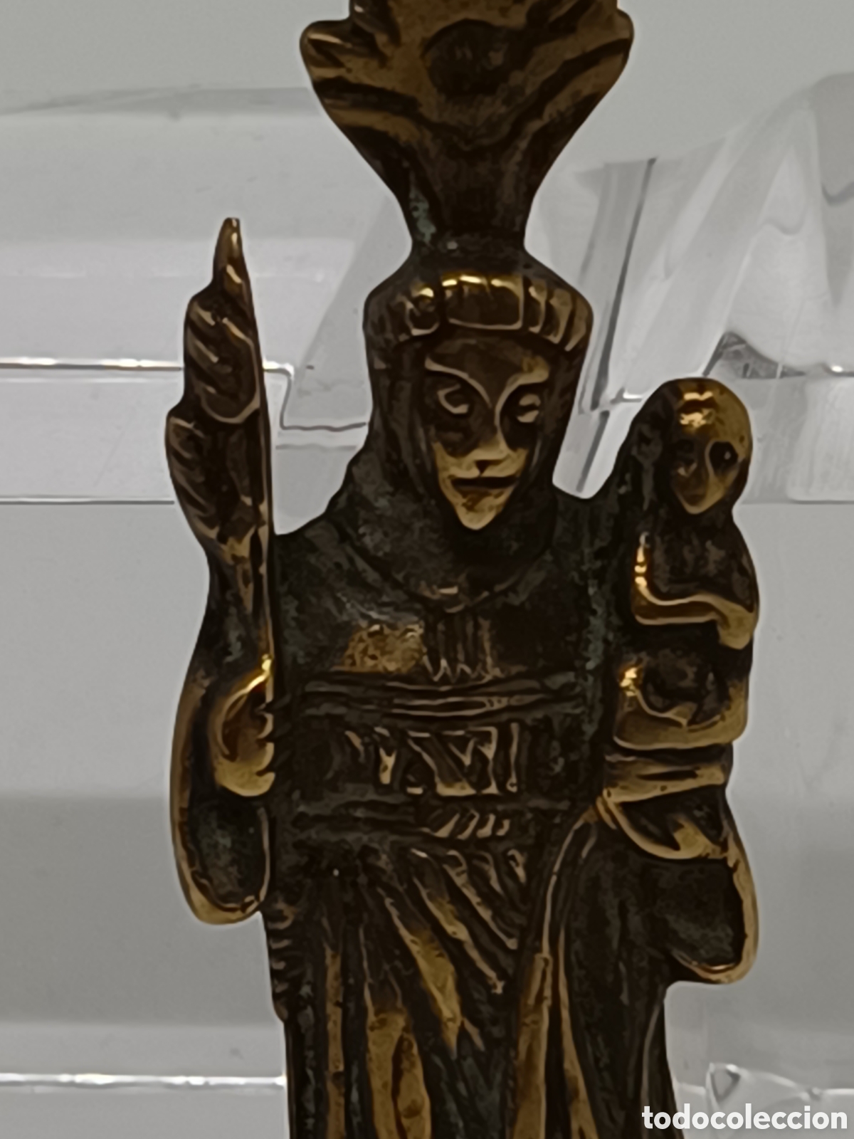Antig&uuml;edades: Figura de bronce de Santo m&aacute;rtir. - Foto 2
