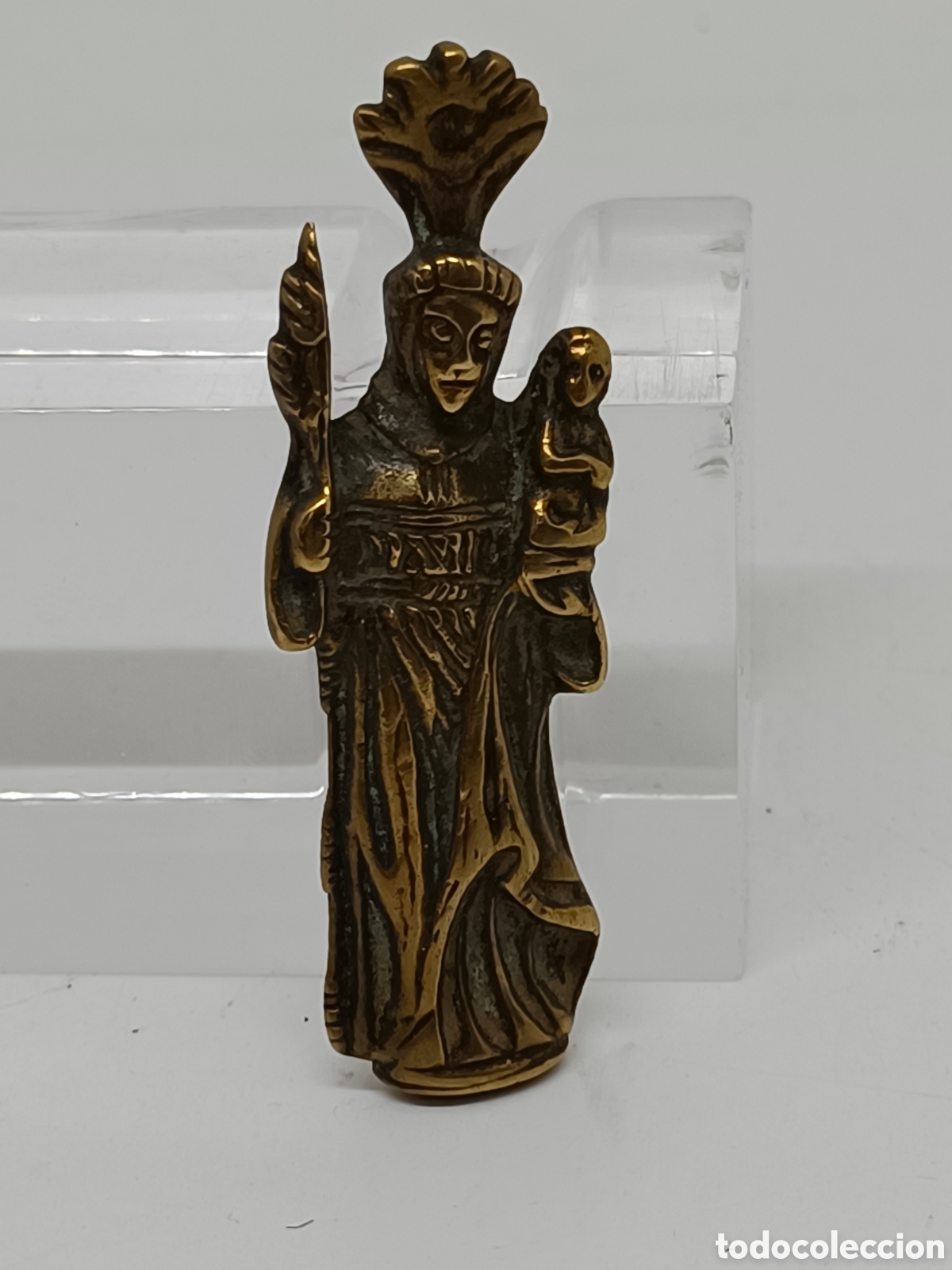 Antig&uuml;edades: Figura de bronce de Santo m&aacute;rtir. - Foto 1