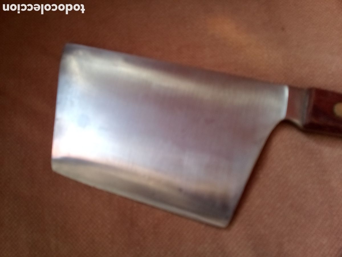 Antig&uuml;edades: CUCHILLA - HACHA DE COCINA - Foto 2