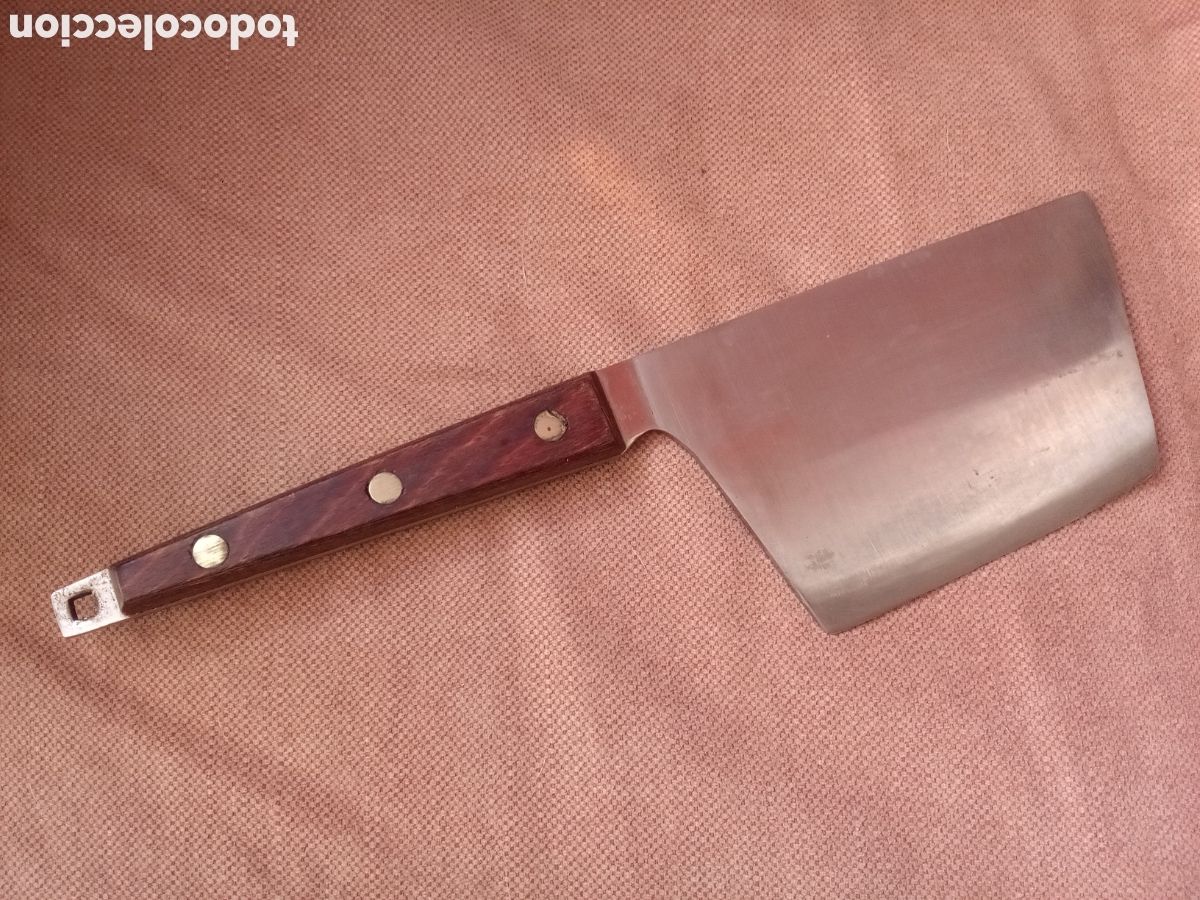 Antig&uuml;edades: CUCHILLA - HACHA DE COCINA - Foto 4