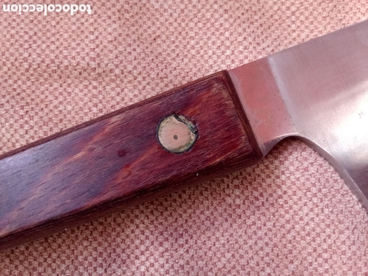 Antig&uuml;edades: CUCHILLA - HACHA DE COCINA - Foto 5