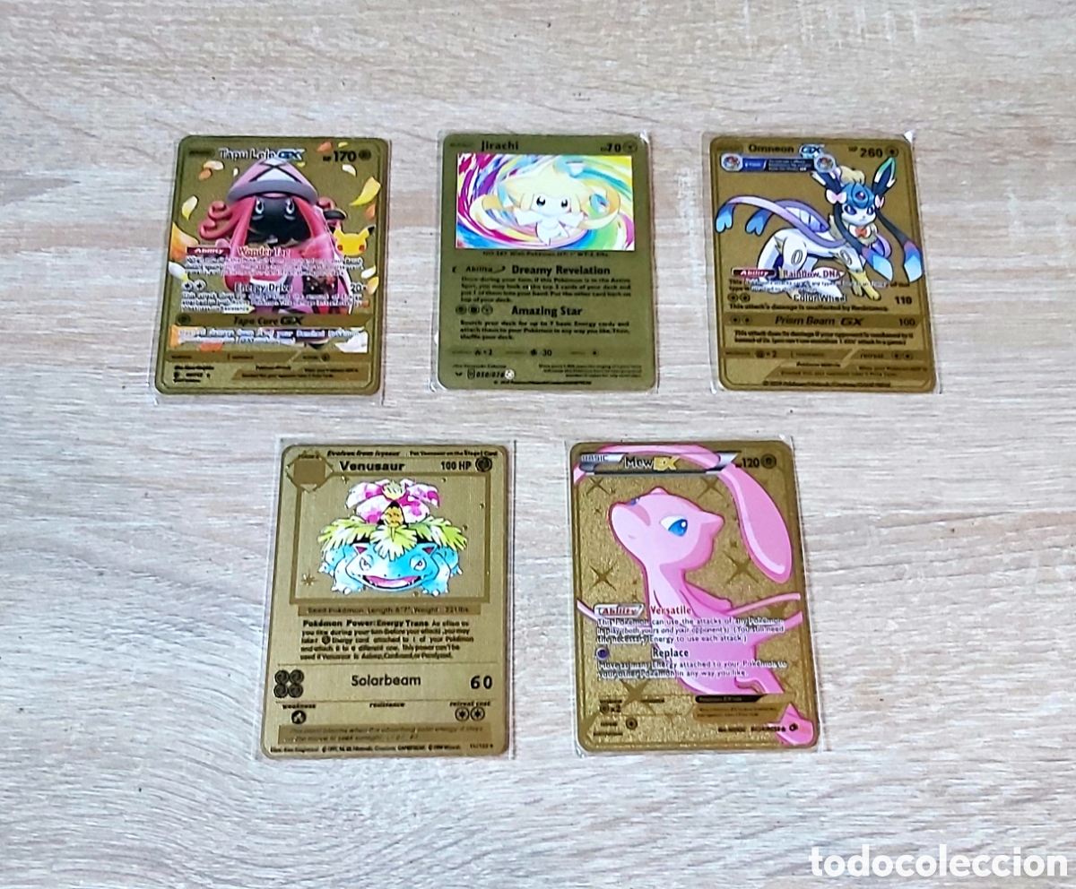 Antig&uuml;edades: 5 cartas Pokemon de metal - Foto 2