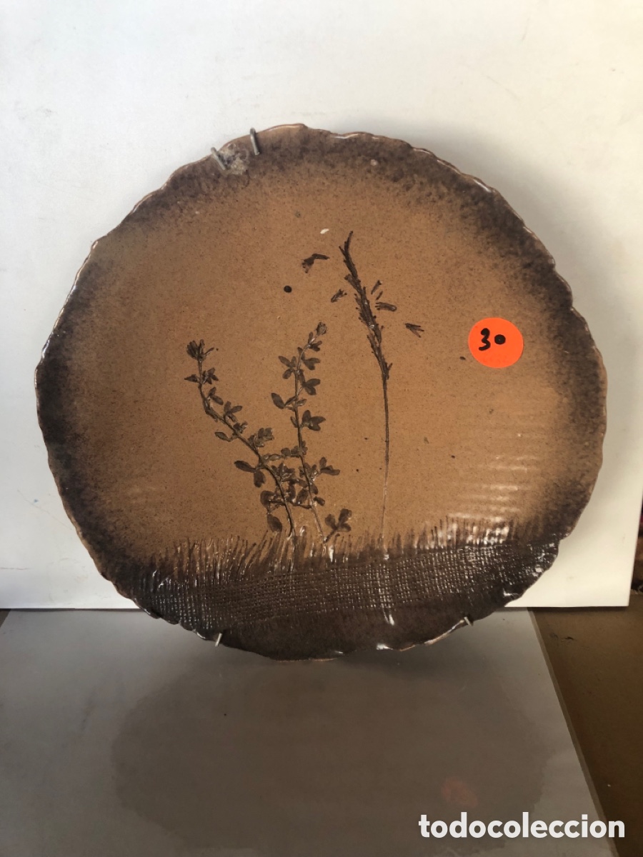 Antig&uuml;edades: plato de ceramica - Foto 1