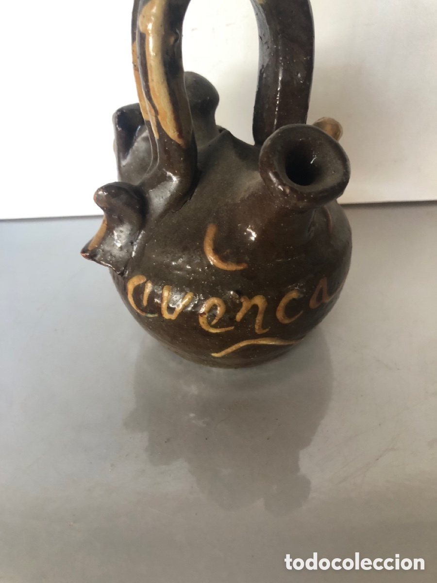 Antig&uuml;edades: Botijo peque&ntilde;o de Cuenca - Foto 1