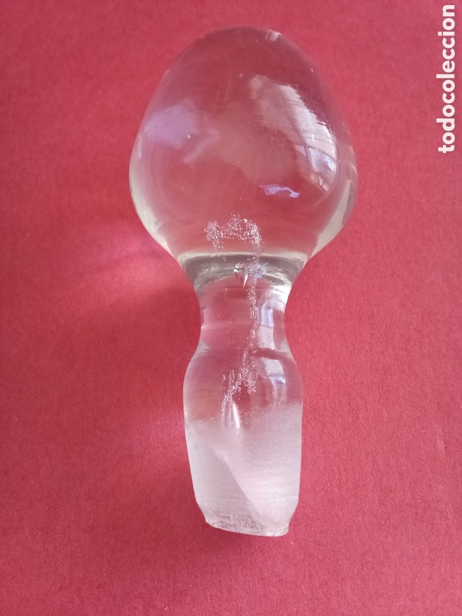Antig&uuml;edades: BOTELLA CRISTAL PINTADA A MANO - LICORERA - Foto 9