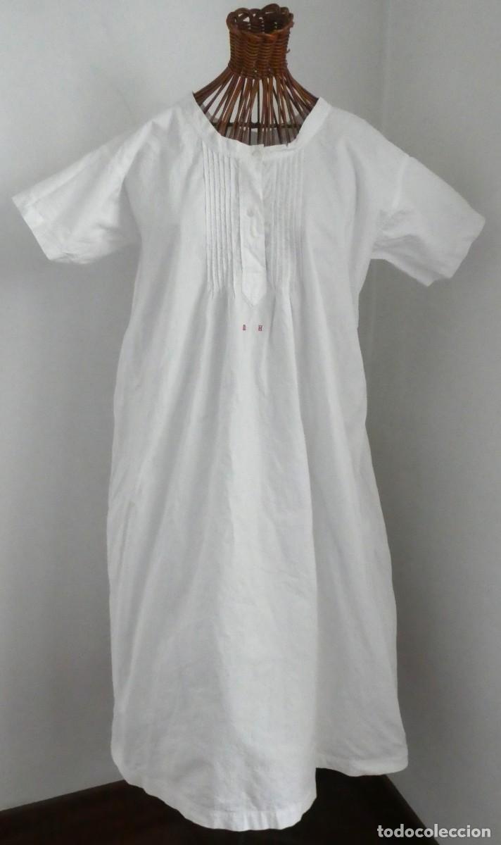 Antig&uuml;edades: ANTIGUO CAMIS&Oacute;N DE ALGOD&Oacute;N PPIO.S.XX - Foto 2