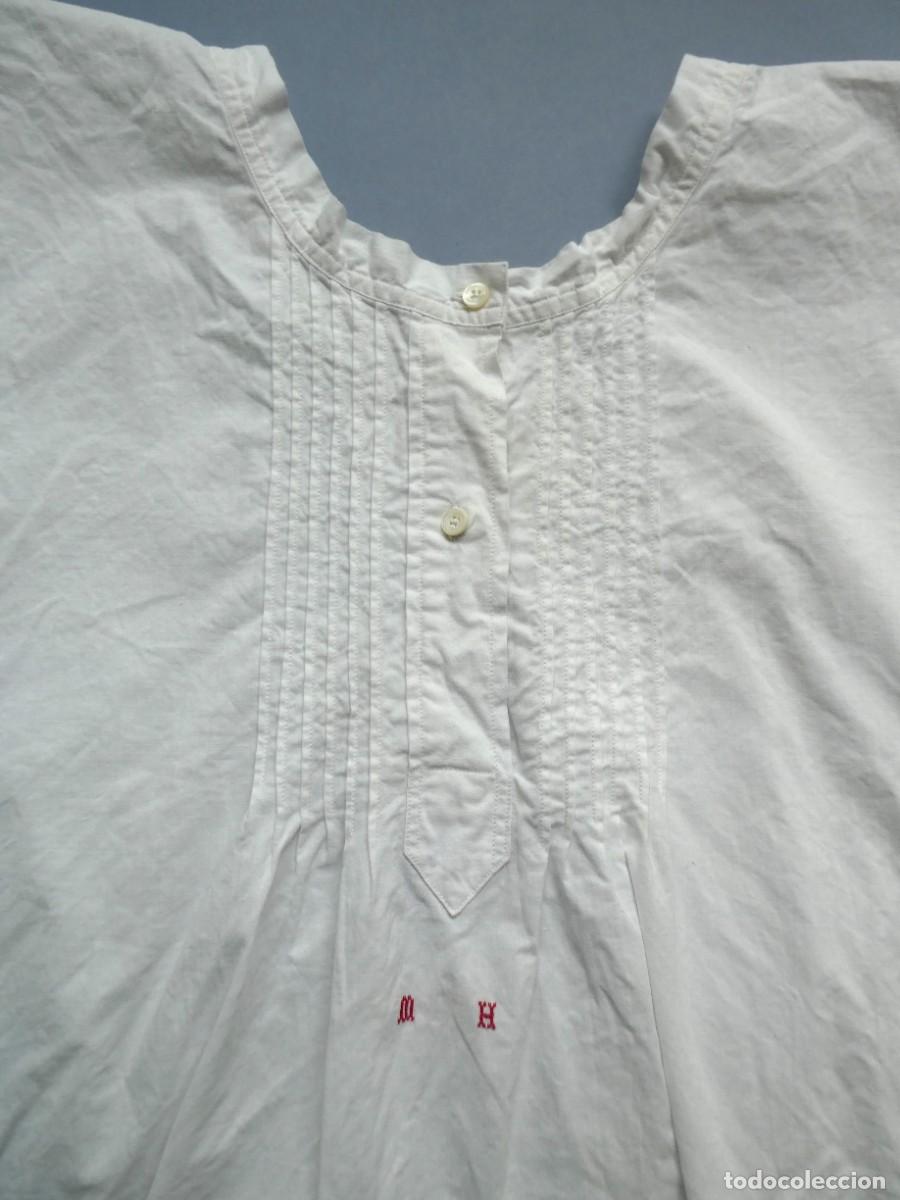Antig&uuml;edades: ANTIGUO CAMIS&Oacute;N DE ALGOD&Oacute;N PPIO.S.XX - Foto 5