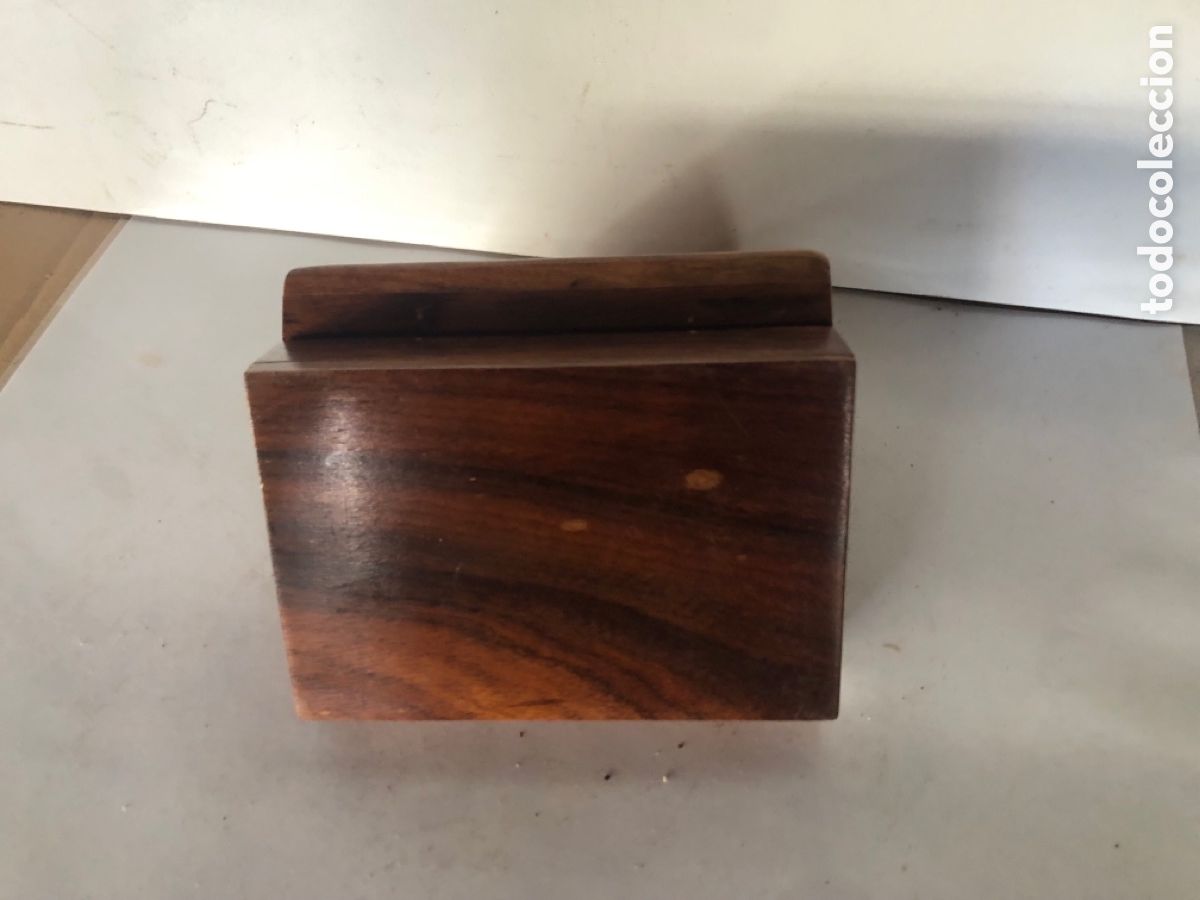 Antig&uuml;edades: Caja joyero de madera de nogal - Foto 4