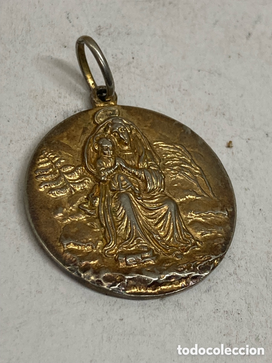 Antig&uuml;edades: Medalla de plata religiosa C209 - Foto 1