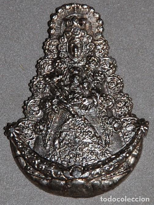 Antig&uuml;edades: APLIQUE DE METAL VIRGEN DEL ROCIO-04 - Foto 1