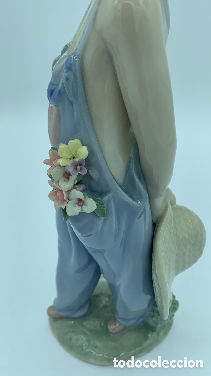 Antig&uuml;edades: Lladro figura Son para ti - Foto 8