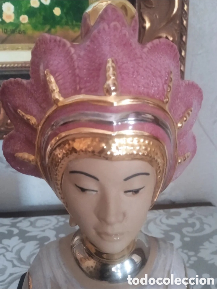 Antig&uuml;edades: Figura busto Nadal - Foto 2