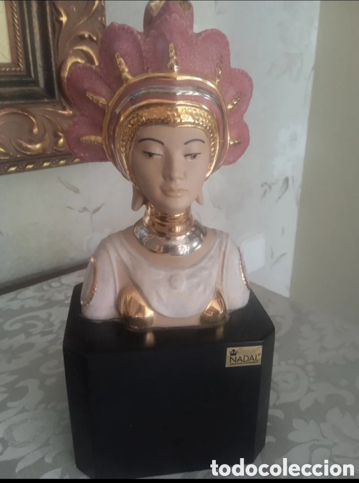Antig&uuml;edades: Figura busto Nadal - Foto 5