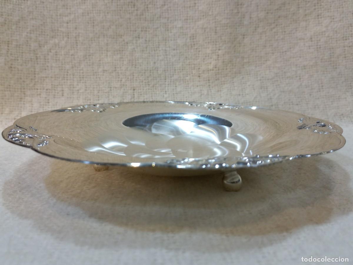 Antig&uuml;edades: BANDEJA-CENTRO (silver plated) redonda-aguas - Foto 2
