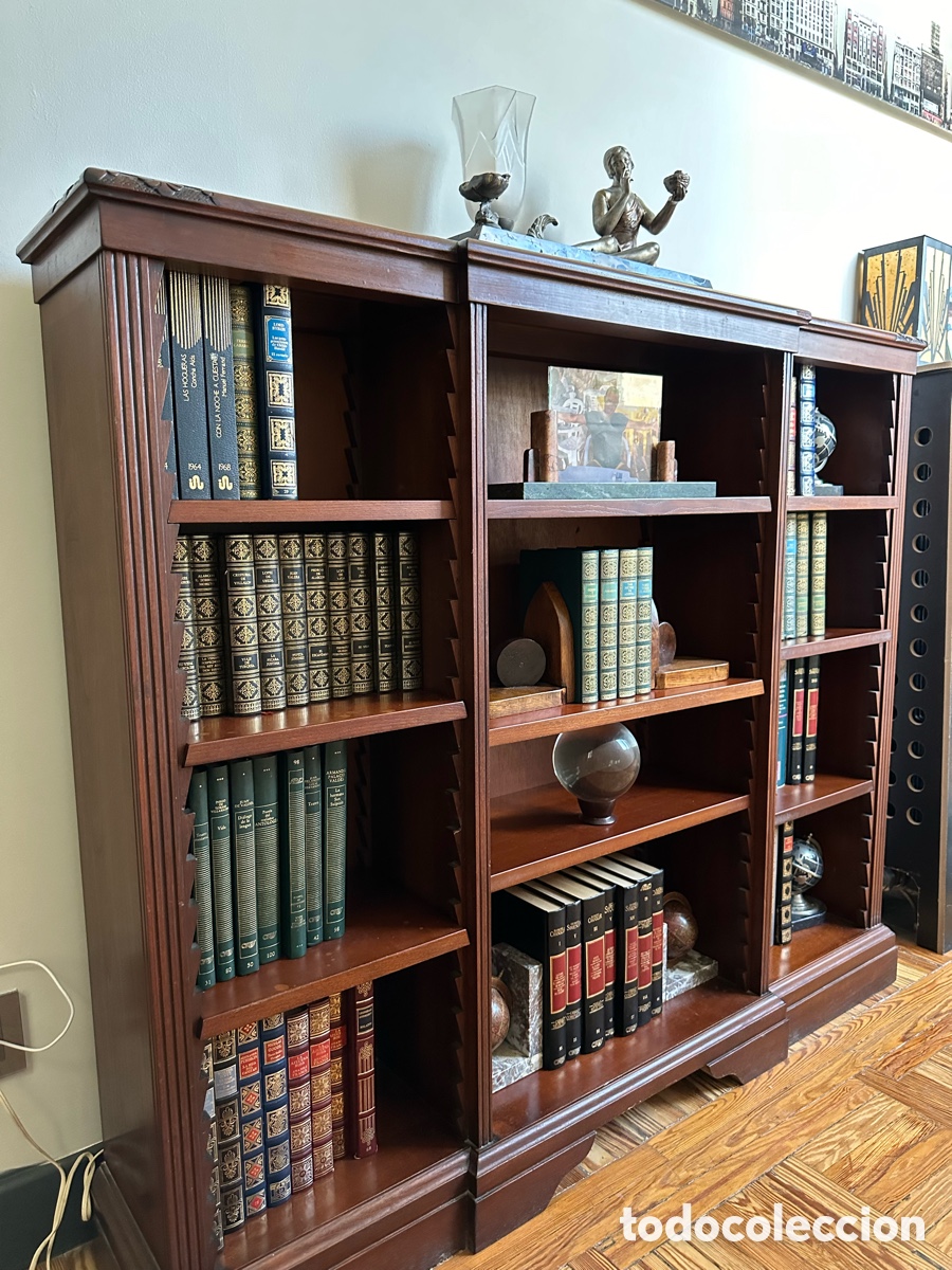 Antig&uuml;edades: Biblioteca madera maziza cl&aacute;sica