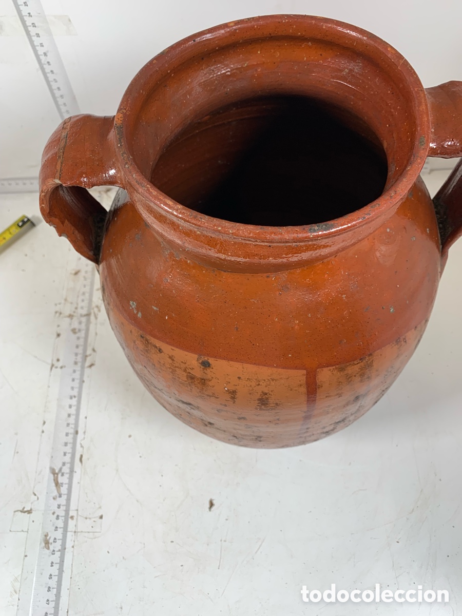 Antig&uuml;edades: 01_ Olla de barro antigua - Foto 3