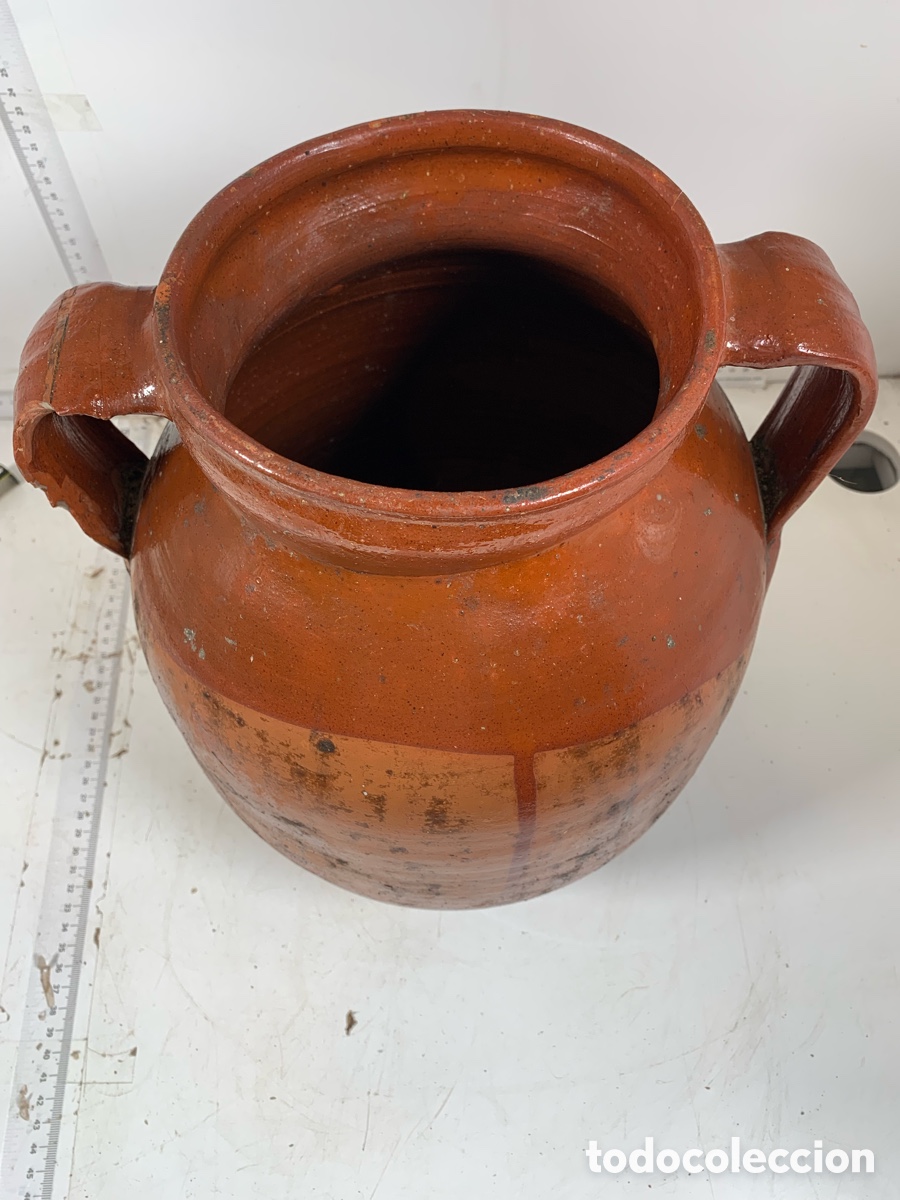 Antig&uuml;edades: 01_ Olla de barro antigua - Foto 4
