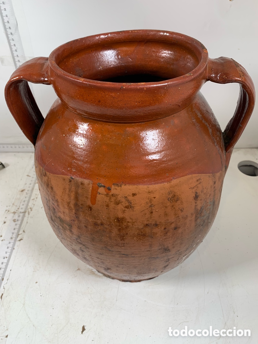 Antig&uuml;edades: 01_ Olla de barro antigua - Foto 6