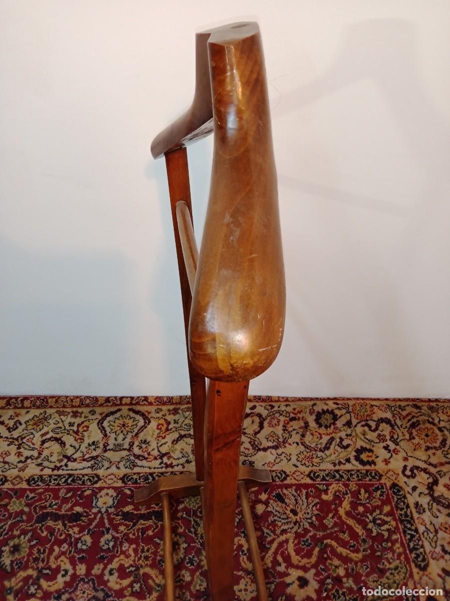 Antig&uuml;edades: Gal&aacute;n de noche en madera. - Foto 6