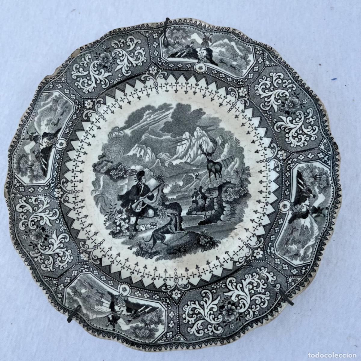 Antig&uuml;edades: Platos Cartuja Pickman - Foto 3