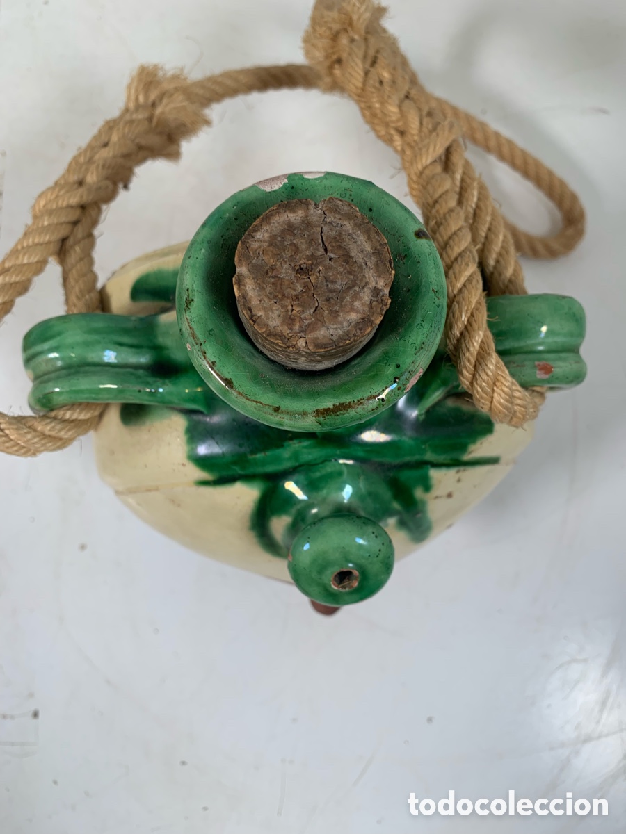 Antig&uuml;edades: 01_ Cantimplora botijo de cer&aacute;mica - Foto 5