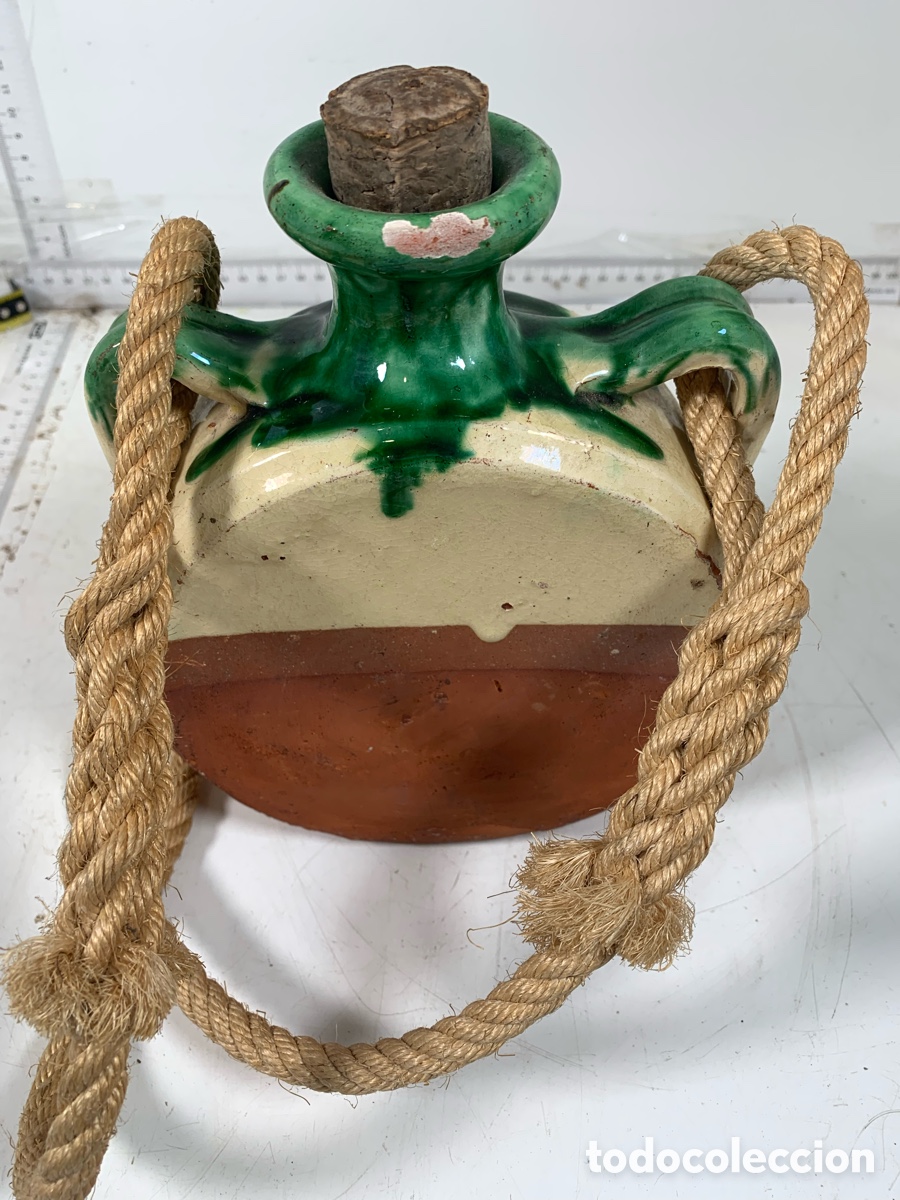 Antig&uuml;edades: 01_ Cantimplora botijo de cer&aacute;mica - Foto 6