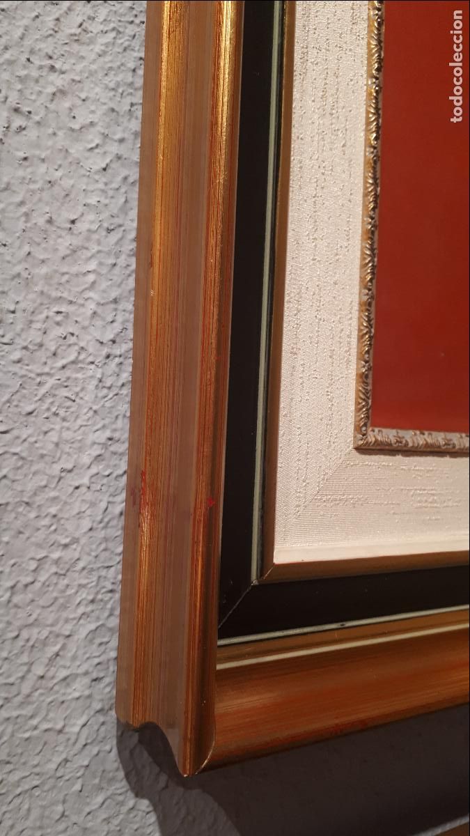 Antig&uuml;edades: Marco dorado. - Foto 2