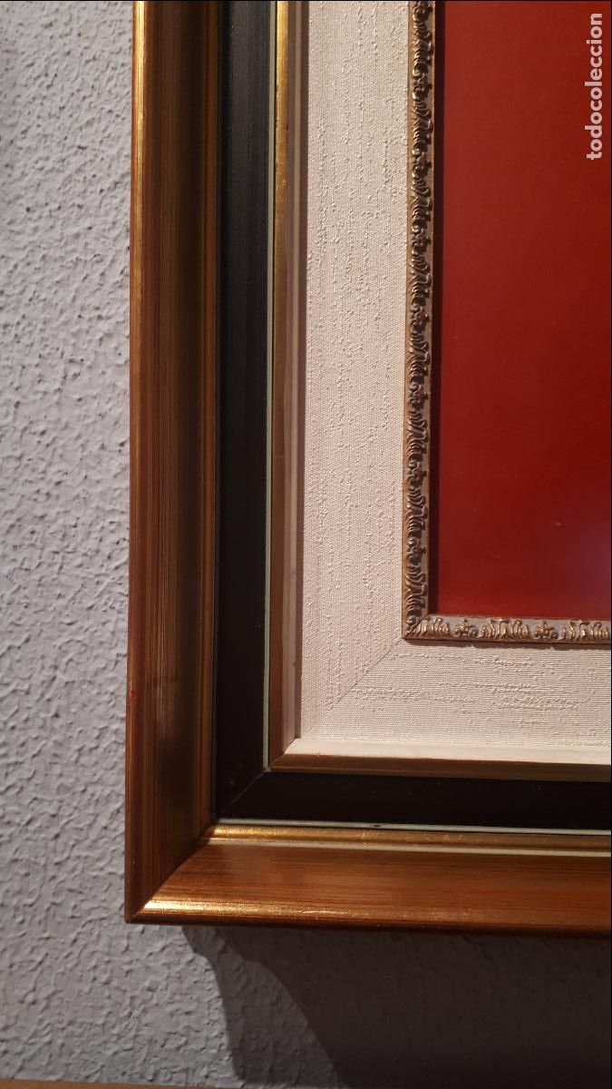 Antig&uuml;edades: Marco dorado. - Foto 1