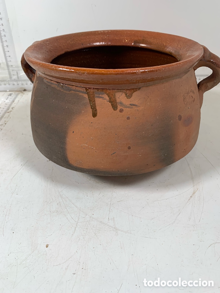 Antig&uuml;edades: 01_ Antiguo puchero de barro - Foto 2