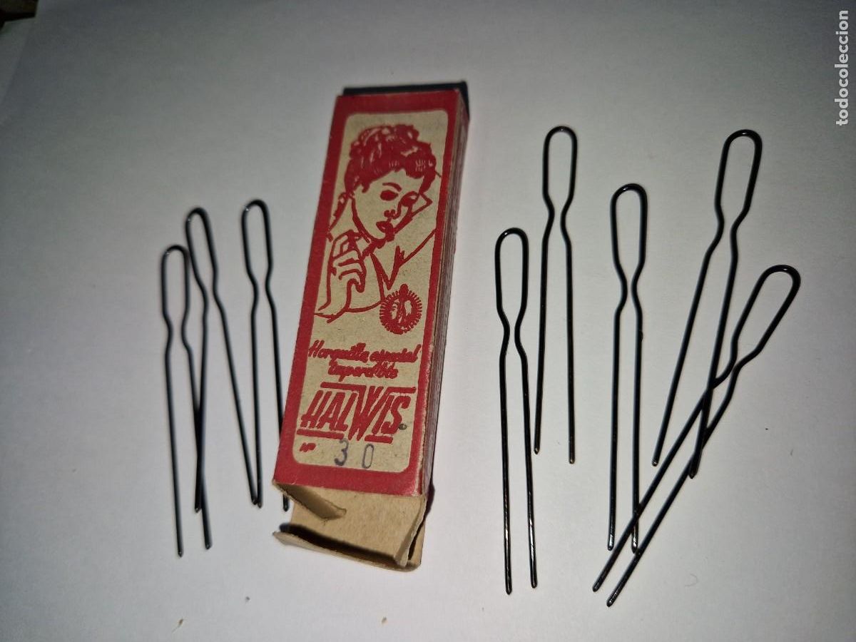Antig&uuml;edades: CAJA CON HORQUILLAS MARCA HALWIS - Foto 1
