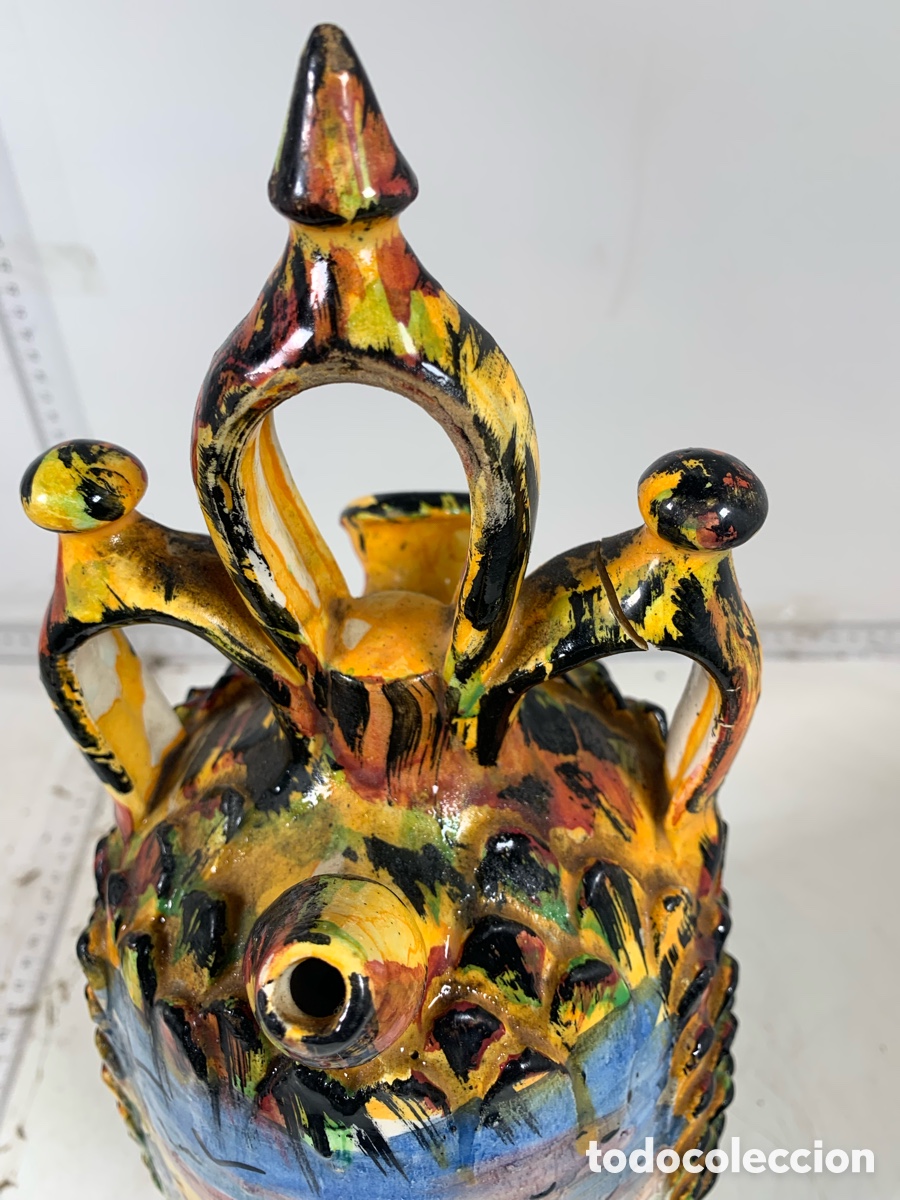 Antig&uuml;edades: 01_botijo con forma de pi&ntilde;a - Foto 4