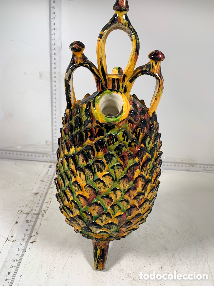 Antig&uuml;edades: 01_botijo con forma de pi&ntilde;a - Foto 1