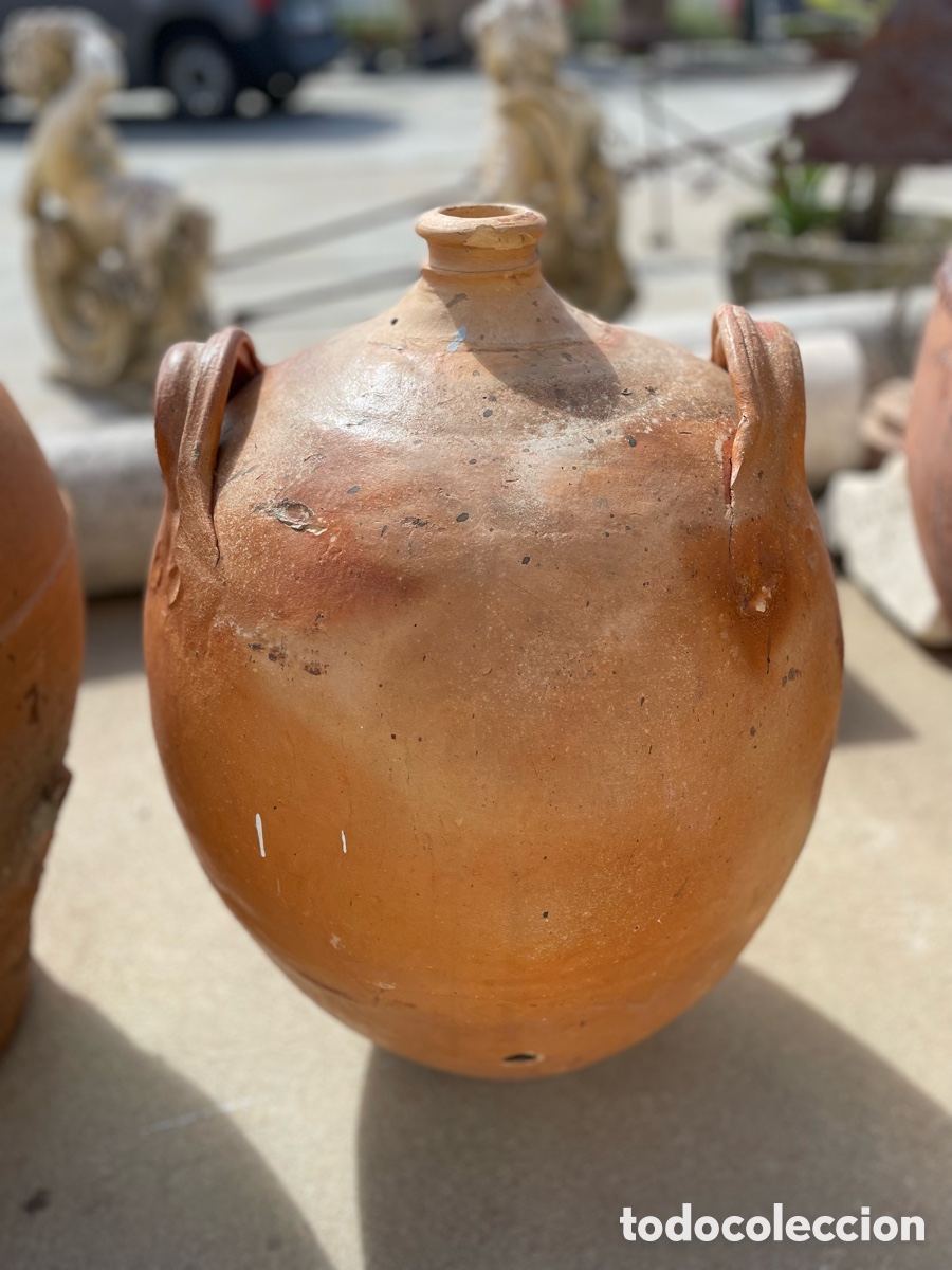 Antig&uuml;edades: Anforas de barro dos asas. - Foto 1