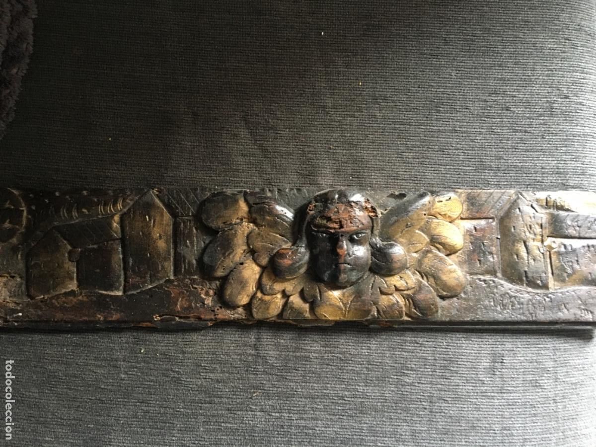 Antig&uuml;edades: Retablo madera xvii angel - Foto 1
