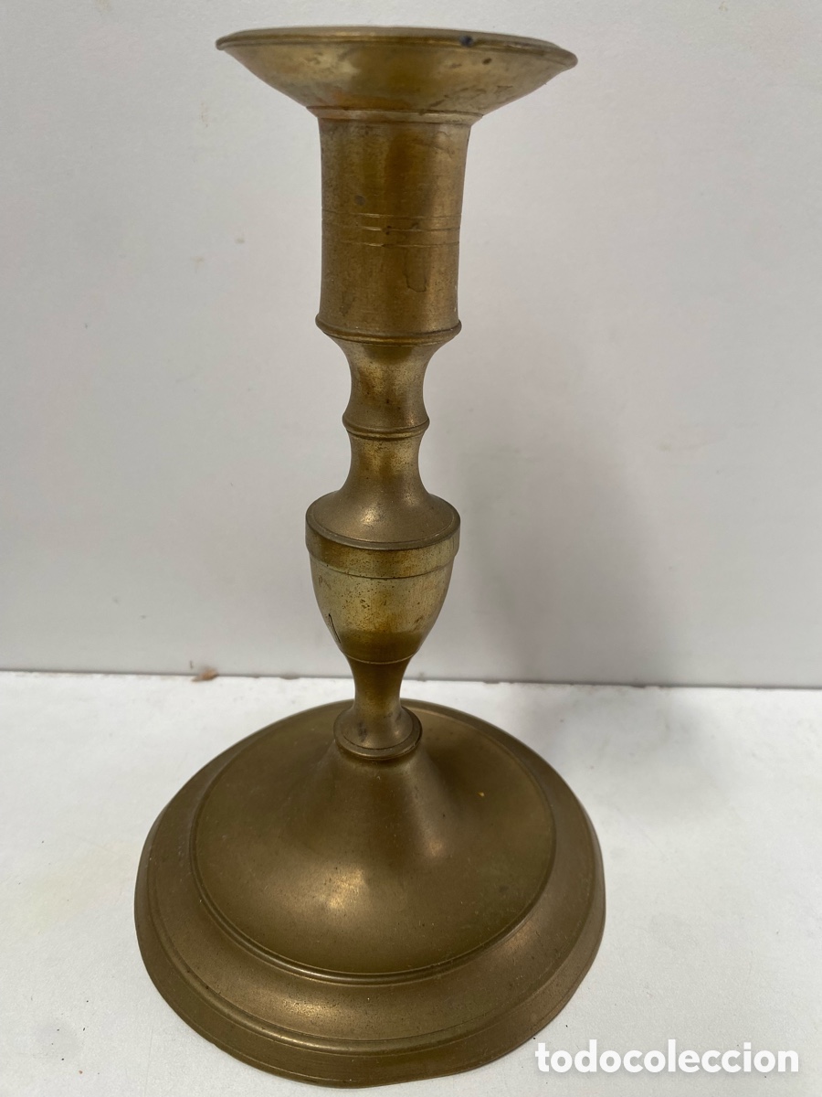 Antig&uuml;edades: CANDELABROS ANTIGUOS DE BRONCE - Foto 3