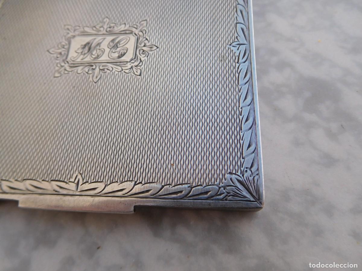 Antig&uuml;edades: Polvera antigua de plata - Foto 3