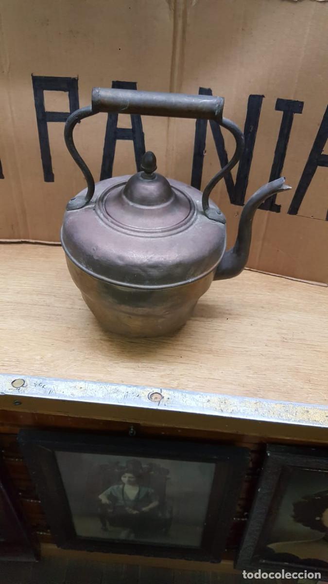 Antig&uuml;edades: ANTIGUA TETERA DE COBRE - Foto 2