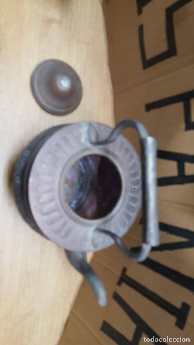 Antig&uuml;edades: ANTIGUA TETERA DE COBRE - Foto 3