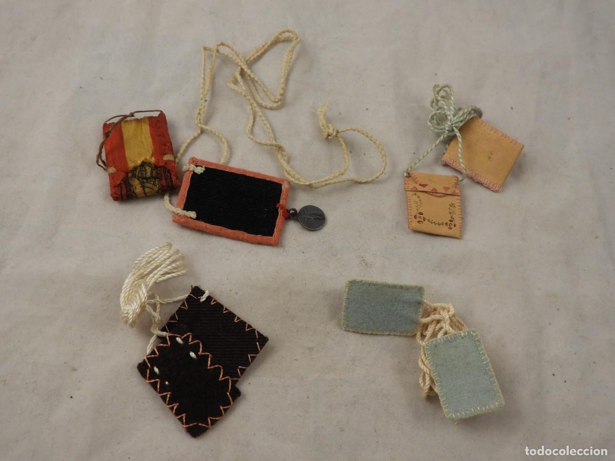 Antig&uuml;edades: CONJUNTO DE DETENTES Y ESCAPULARIOS - Foto 9